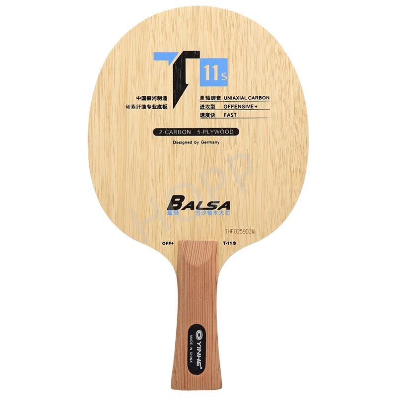 Table Tennis Review - YINHE T-11 T11S (발사 경량 탄소)