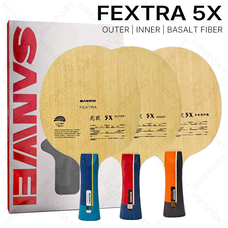 Table Tennis Viscaria - SANWEI FEXTRA 5X 탁구 블레이드 내부