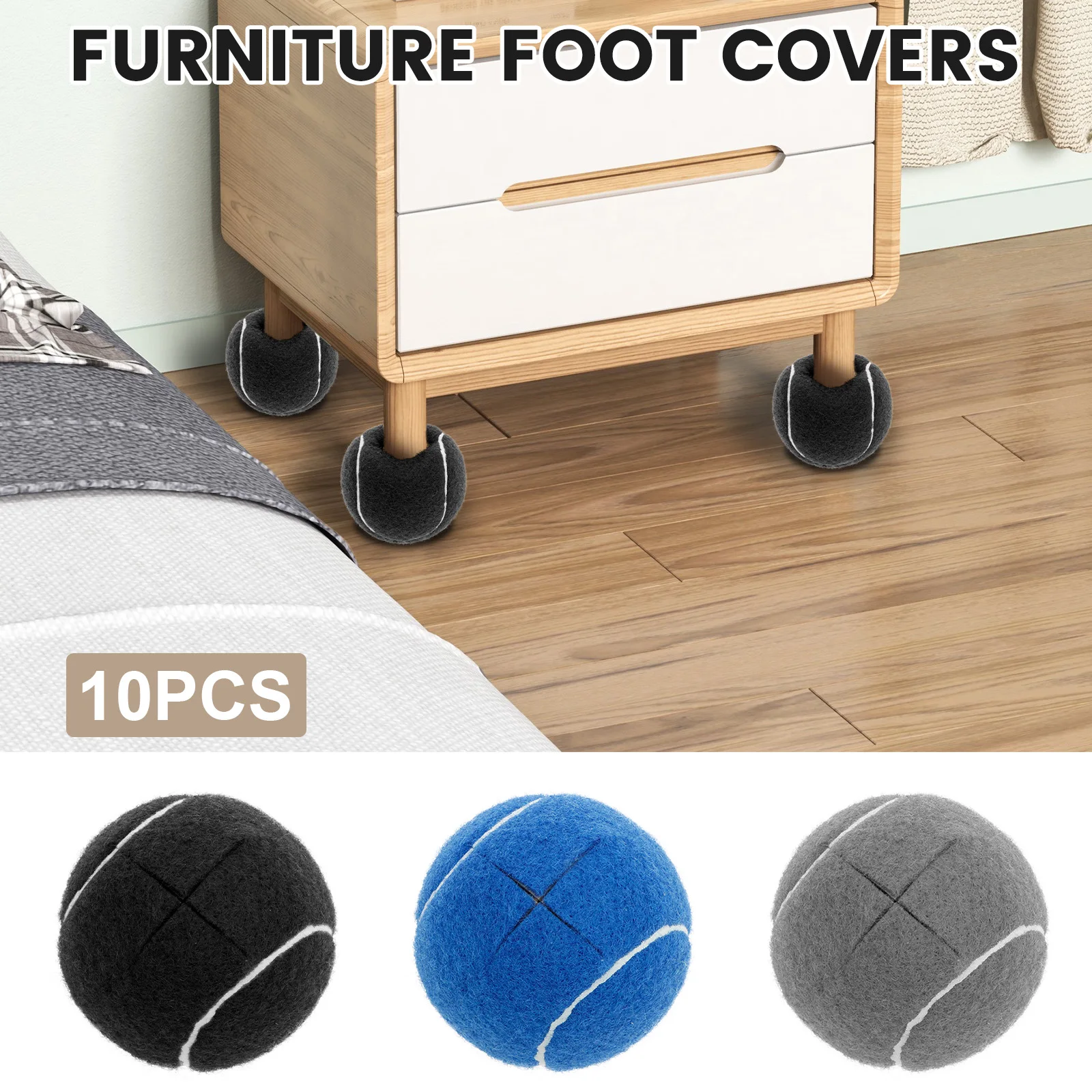 Table Tennis Db Rubbers - 10Pcs 테이블 의자 발 커버 라운드