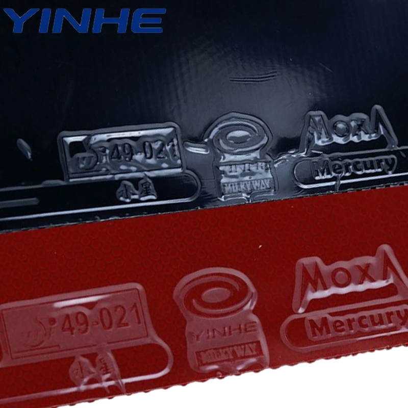 YINHE 탁구 러버 핌플스-인 OX 블랙 레드 머큐리 - Table Tennis Rubber 리뷰 및 가격