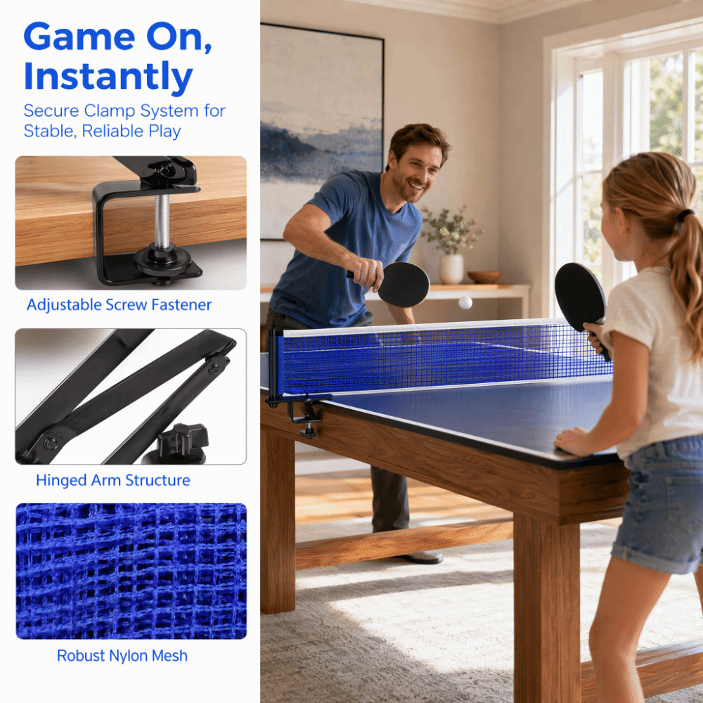 전문가용 나일론 탁구 네트 금속 조절식 세트 조절 가능 - Table Tennis Net Set 리뷰 및 가격