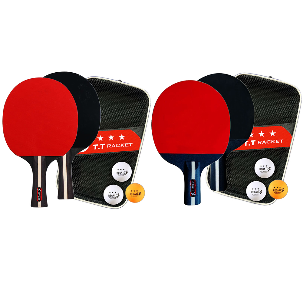 탁구 라켓 2 개 및 공 3 개, 탁구 패들 세트, 전 - Table Tennis Match 리뷰 및 가격
