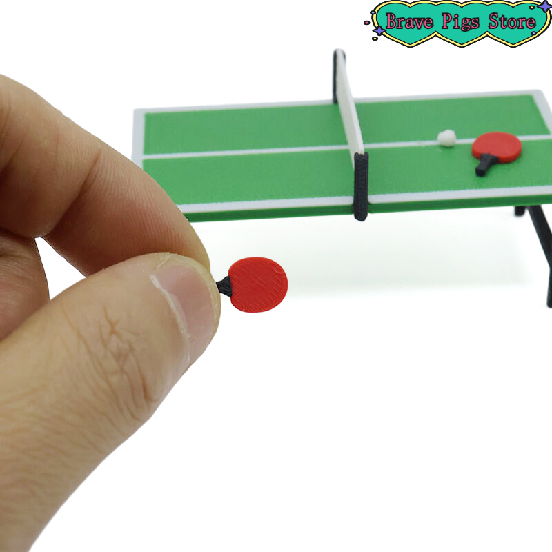 1:12 소형 탁구 라켓 모델 탁구 테이블 장식 액세서 - Table Tennis Venue 리뷰 및 가격