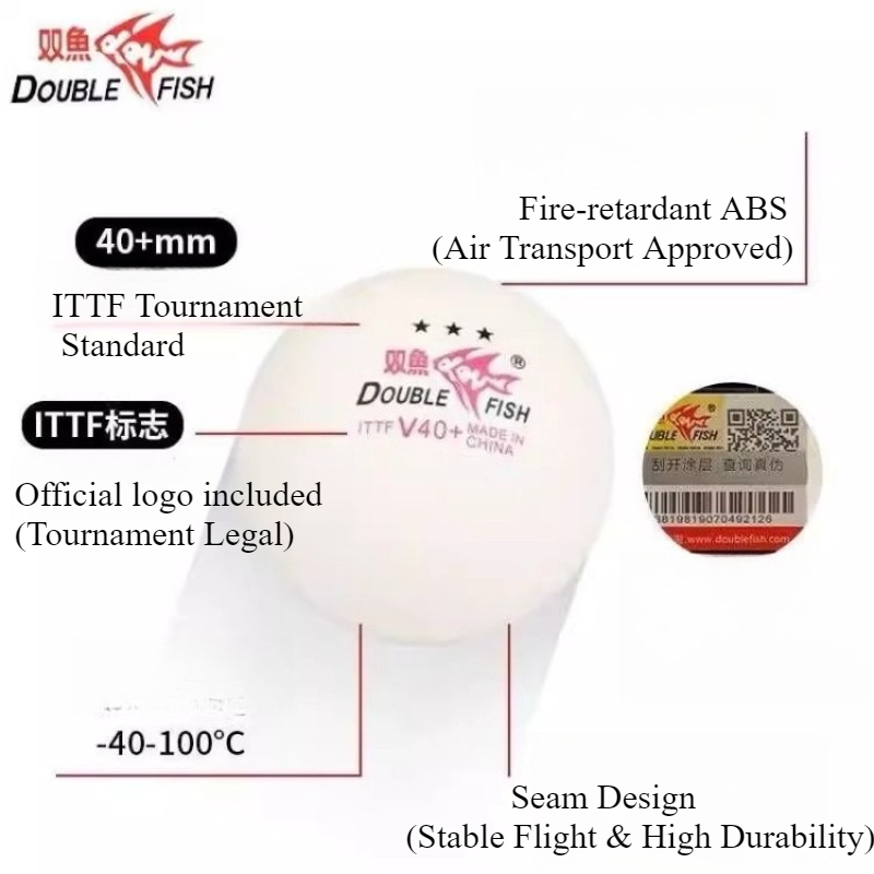1/2/3BOX DOUBLE FISH 3 별 ITTF  - Table Tennis Match 리뷰 및 가격