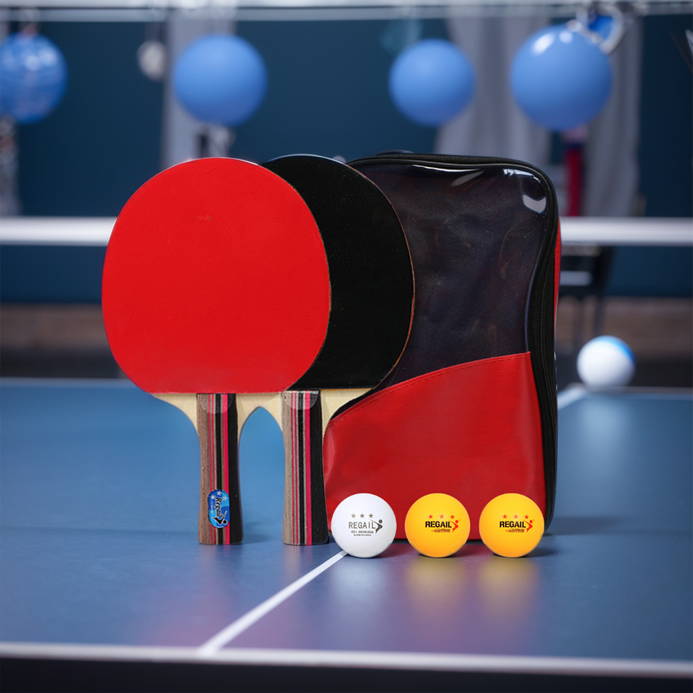 탁구 라켓 세트, 보관 가방 포함, 2인용 탁구 세트, - Table Tennis Match 리뷰 및 가격
