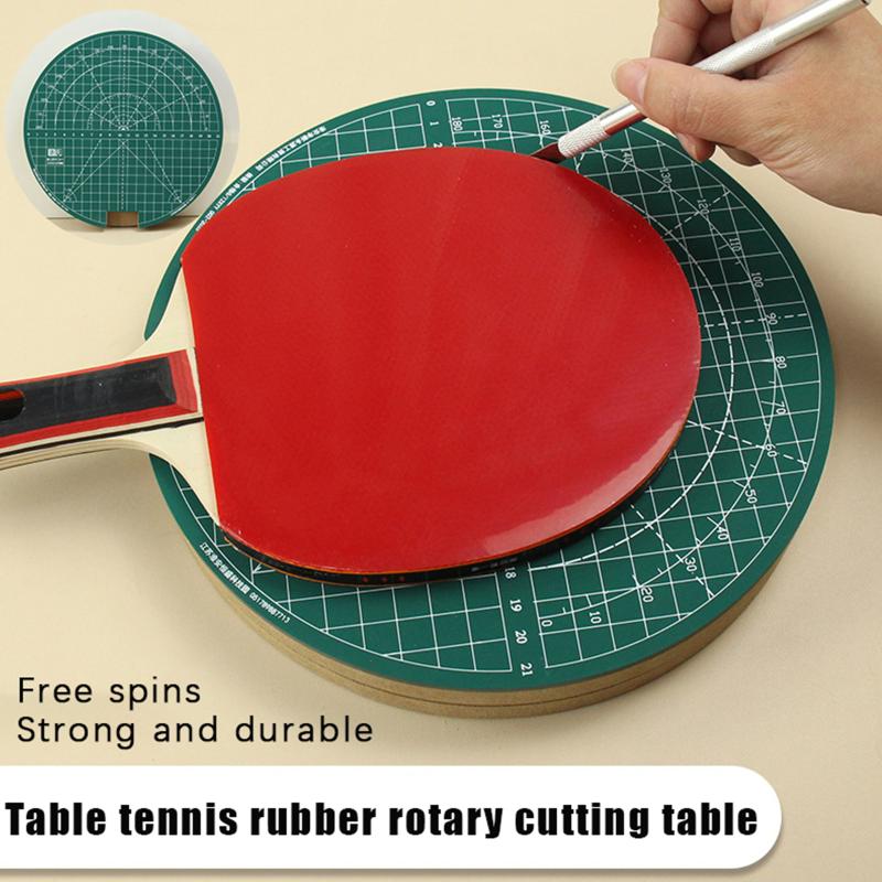 새로운 탁구 고무 회전식 커팅 매트 세트 DIY 커팅  - Table Tennis Match 리뷰 및 가격