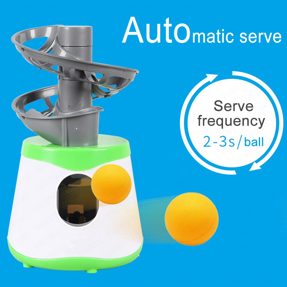 4 * AA 배터리 미니 탁구 로봇 서비스 피칭 머신  - Table Tennis Robot 리뷰 및 가격